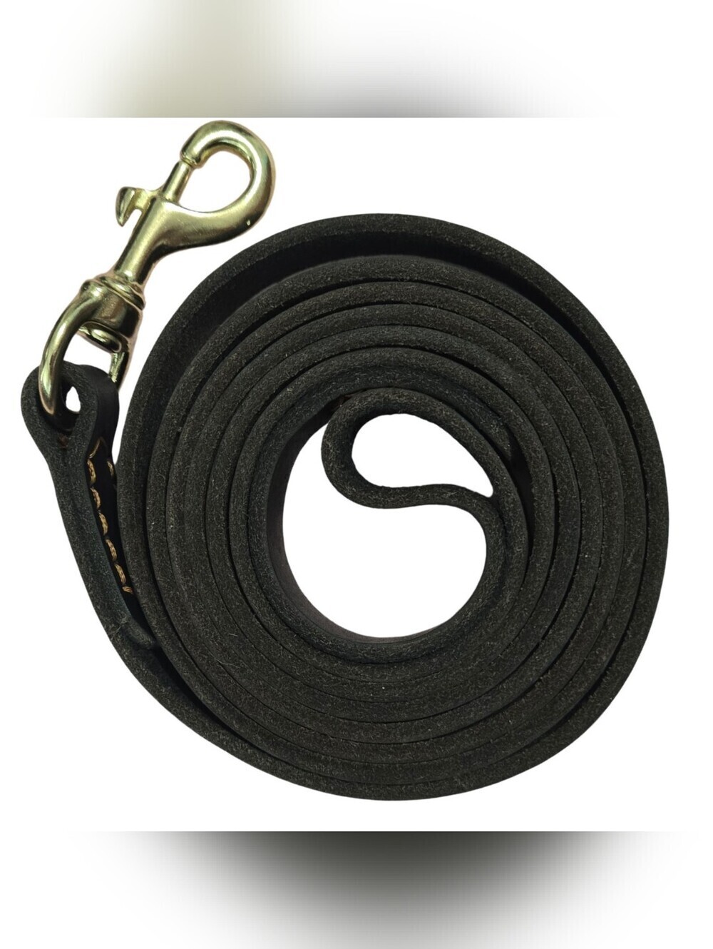 Handmade Leather Dog Leash with Gold Hardware, Training, Dog Walking
